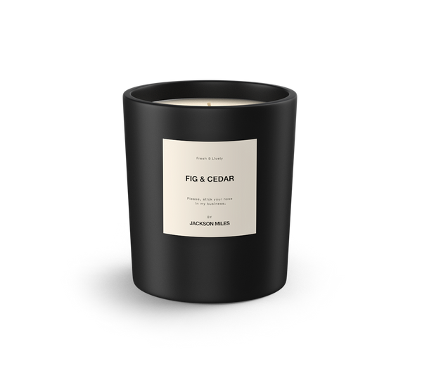 Jackson Miles Fresh Fig & Cedar 300ml Soy Wax Candle